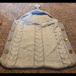 NWOT Knit Swaddle Wrap with Hood